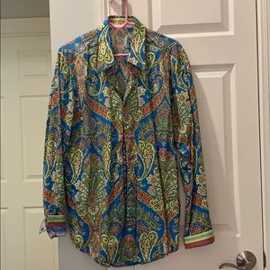 XL Robert Graham long sleeve dress shirt